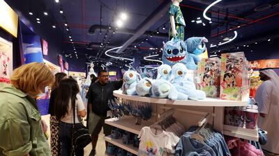 Disney-themed clothes are also stocked
