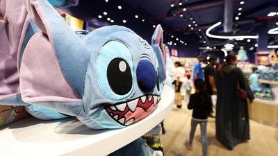 A plush doll of Stitch from the film Lilo & Stitch